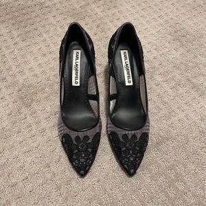 Karl Lagerfield heels size 6